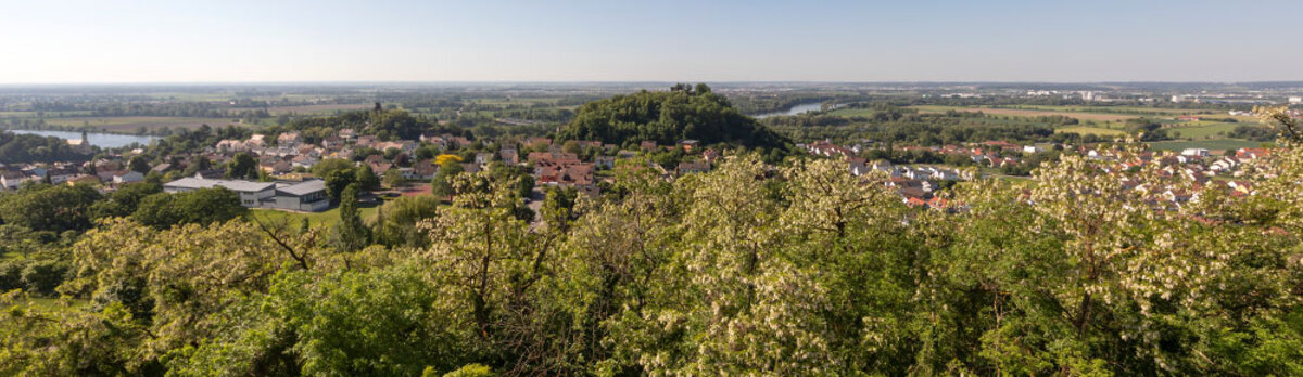 Ausblick auf Donaustauf vom Caritas-Krankenhaus St. Maria
